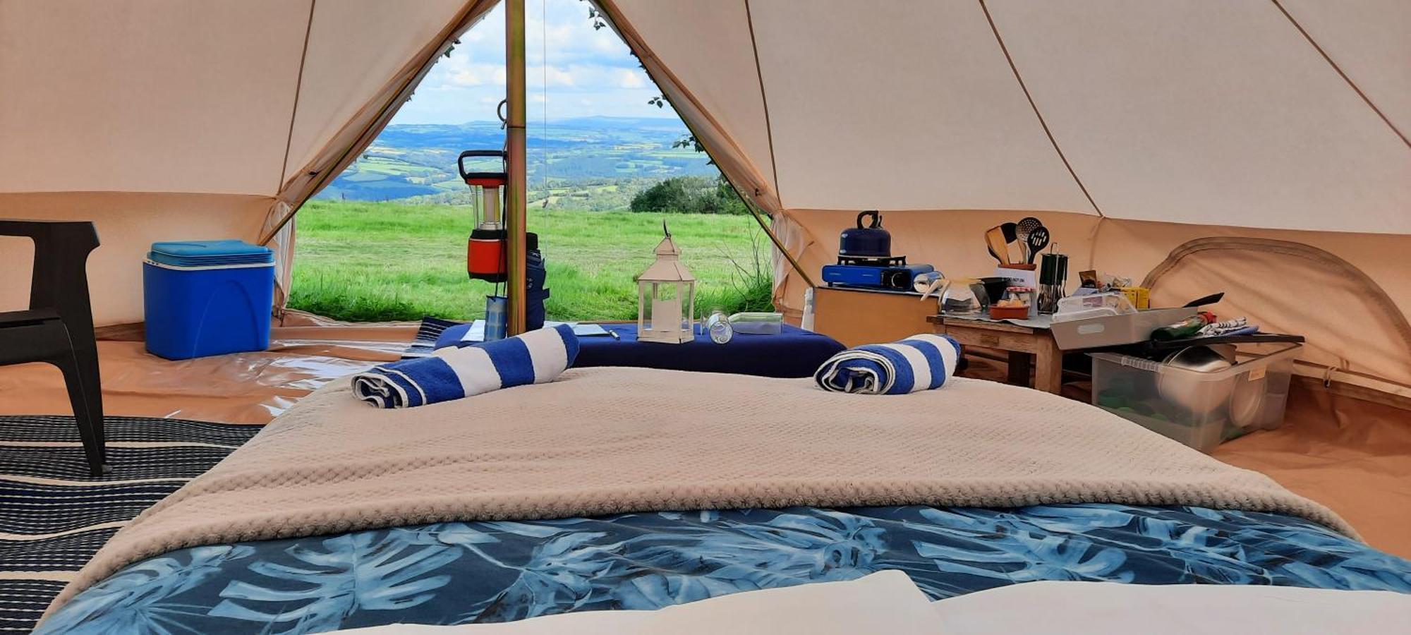 Summit Camping Kit Hill Cornwall Panoramic Views Grass Pitch From 15Pn Or Bella Bell Tent 75Pn Callington Extérieur photo